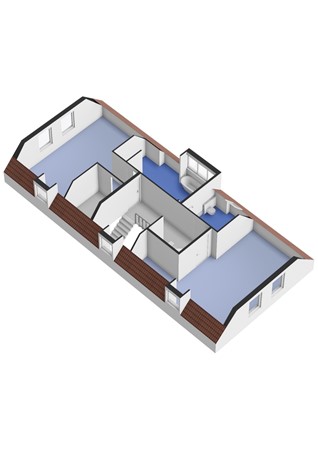 Floorplan - 1e Kruisweg 17C, 3262 LK Oud-Beijerland